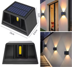 Applique solaire d'extérieur sans câblage, étanche IP65
