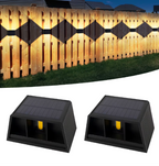 Applique solaire compacte de 12,8 cm pour façade, escalier ou jardin