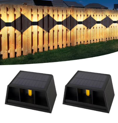 Applique solaire compacte de 12,8 cm pour façade, escalier ou jardin