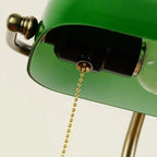 Lampe de banquier vintage, verte ou noire, vendue à l'unité ou en duo