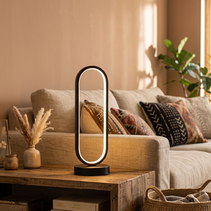 Lampe de chevet LED compacte à intensité variable