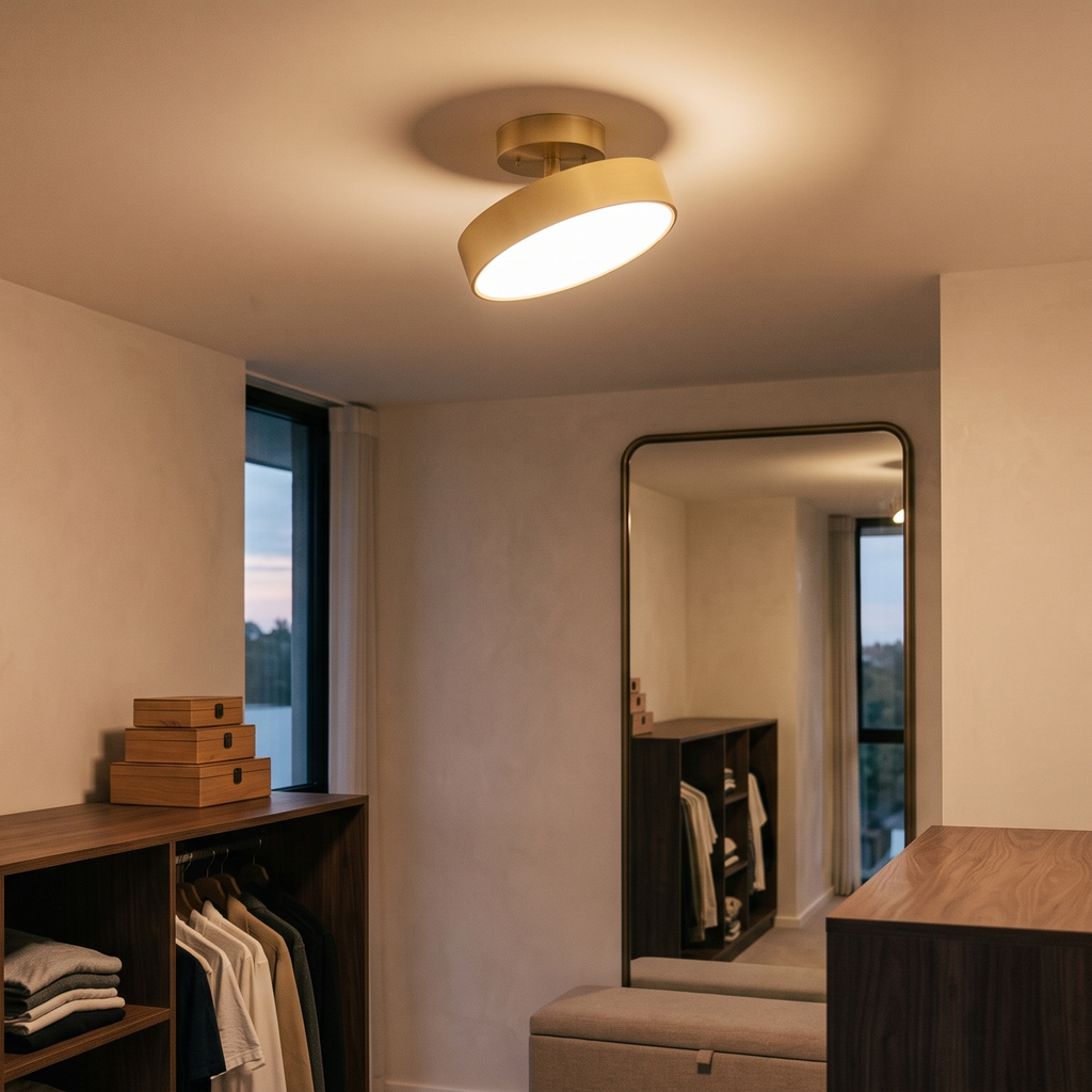 Plafonnier LED orientable à intensité réglable, vendu à l'unité ou en lot