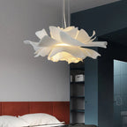 Suspension fleur blanche pour salle à manger ou chambre