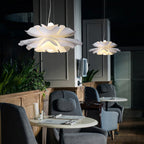 Suspension florale en acrylique blanc, garantie 5 ans