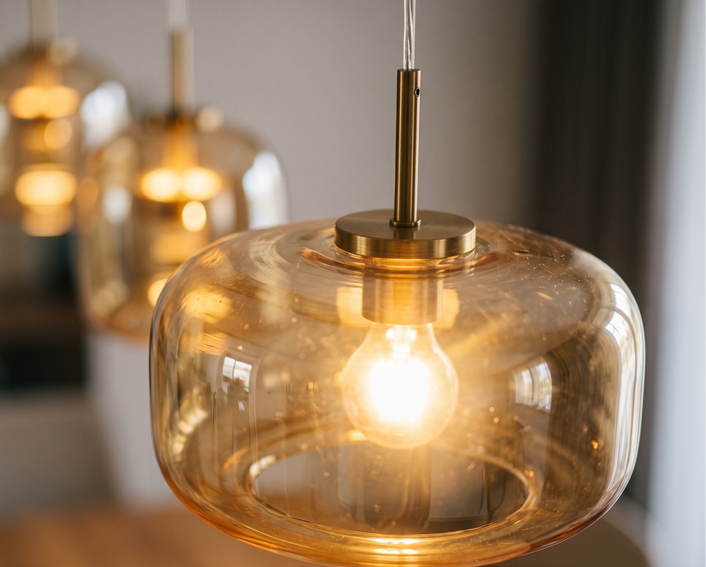 Suspension trio LED à télécommande pour table à manger ou îlot